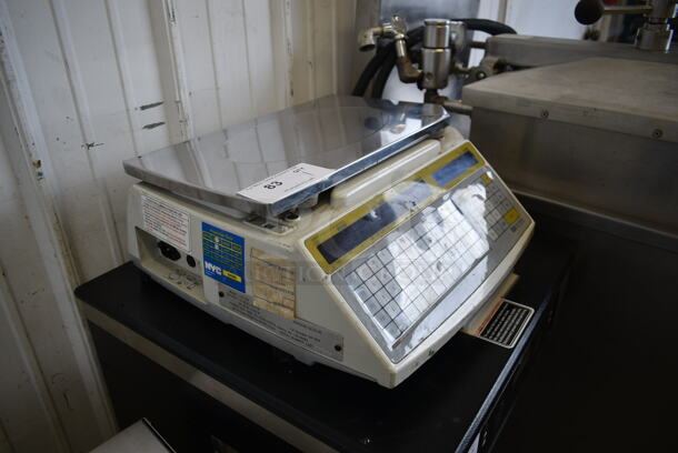 Easy Weigh LS-100 Metal Commercial Countertop 30 Pound Capacity Food Portioning Scale. Tested and Working! - Image 4 of 9