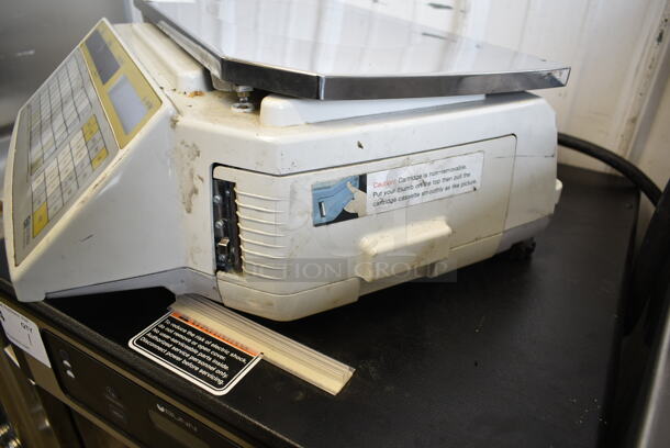 Easy Weigh LS-100 Metal Commercial Countertop 30 Pound Capacity Food Portioning Scale. Tested and Working! - Image 7 of 9