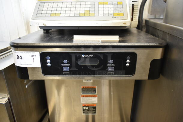 2019 Bunn ICB TWIN SH Stainless Steel Commercial Countertop Double Coffee Machine w/ Hot Water Dispenser. 120/240 Volts, 1 Phase.  - Image 2 of 6