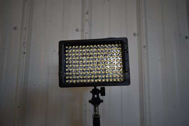 Metal Black Floor Style Light on Tripod - Image 4 of 5