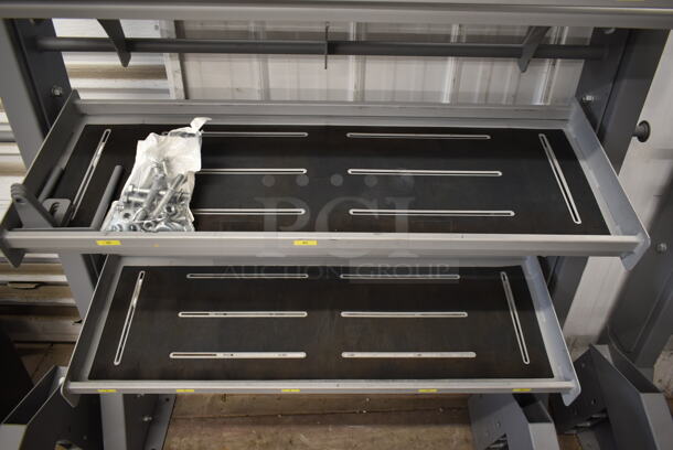 TRX Metal Gray Floor Style 4 Tier Suspension Bay w/ Dumbbell Racks and Target Pull Up Bar. - Image 6 of 8