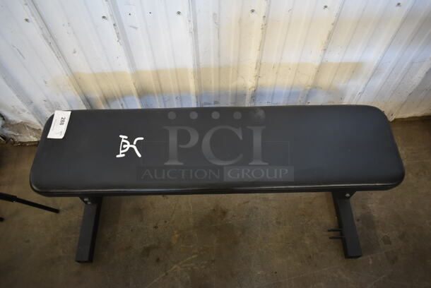Metal Black Flat Workout Bench - Image 2 of 6