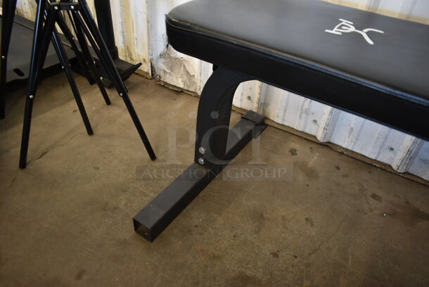 Metal Black Flat Workout Bench - Image 4 of 6