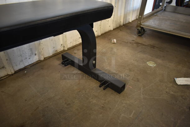 Metal Black Flat Workout Bench - Image 5 of 6