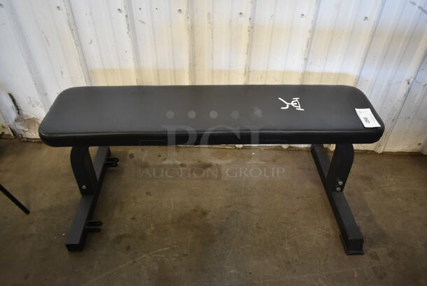Metal Black Flat Workout Bench - Image 6 of 6