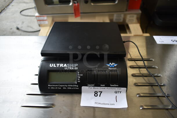Ultra Ship Ultra-55 Countertop 55 Pound Capacity Scale.  - Image 1 of 5