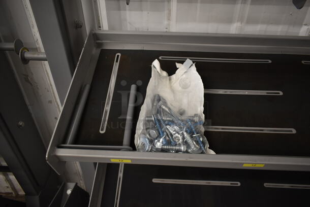 TRX Metal Gray Floor Style 4 Tier Suspension Bay w/ Dumbbell Racks and Target Pull Up Bar. - Image 6 of 8