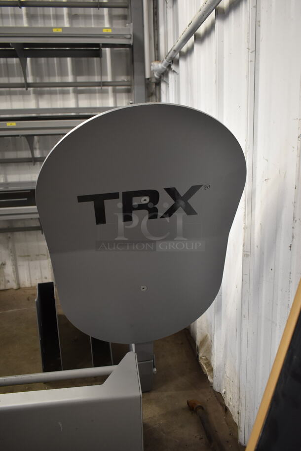 TRX Metal Gray Floor Style 4 Tier Suspension Bay w/ Dumbbell Racks and Target Pull Up Bar. - Image 3 of 8