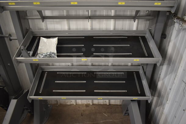 TRX Metal Gray Floor Style 4 Tier Suspension Bay w/ Dumbbell Racks and Target Pull Up Bar. - Image 5 of 8