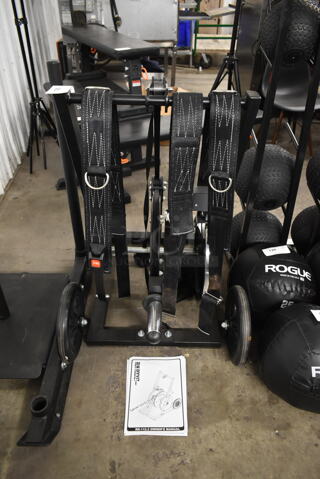 Run Rocket RR-112.3 Black Metal Floor Style Variable Resistance Pulley w/ Tether.