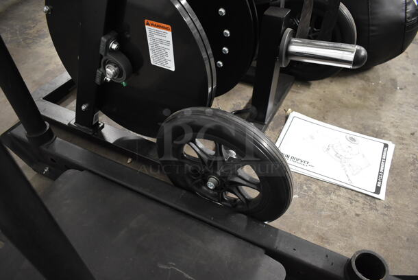 Run Rocket RR-112.3 Black Metal Floor Style Variable Resistance Pulley w/ Tether. - Image 5 of 8