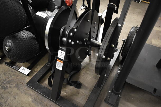 Run Rocket RR-112.3 Black Metal Floor Style Variable Resistance Pulley w/ Tether. - Image 7 of 8