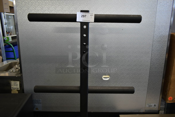 Rogue Black Metal Bumper Plate Weight Rack on Commercial Casters. - Image 3 of 5