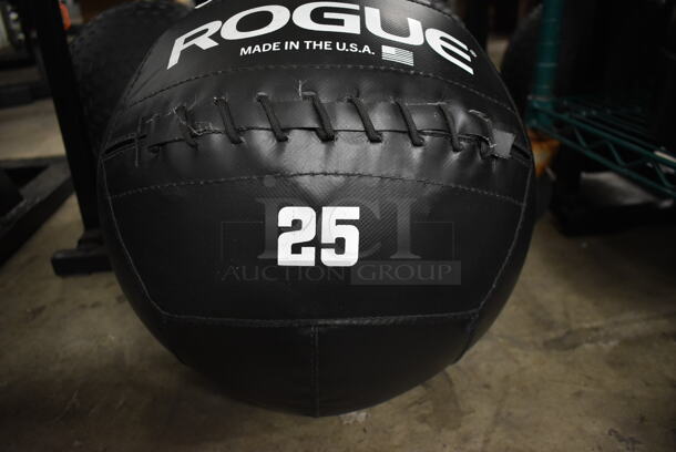 Rogue Black 25 Pound Medicine Ball. - Image 3 of 5