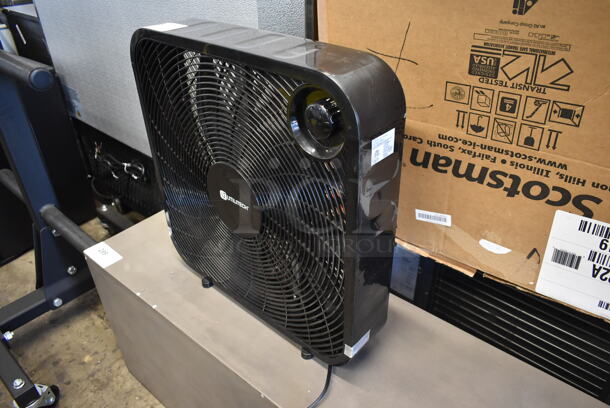 Utilitech FB50-16HB Black Poly Box Fan. 120 Volts, 1 Phase. Tested and Working! - Image 2 of 7