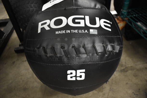 Rogue Black 25 Pound Medicine Ball. - Image 4 of 5