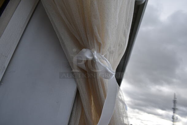 Pottery Barn White Bed Canopy  - Image 2 of 5