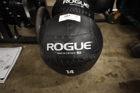 Rogue Black 14 Pound Medicine Ball.