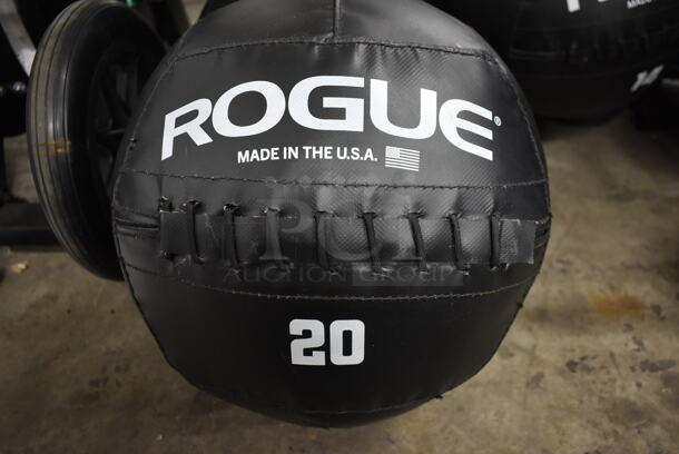 Rogue Black 20 Pound Medicine Ball. - Image 4 of 5