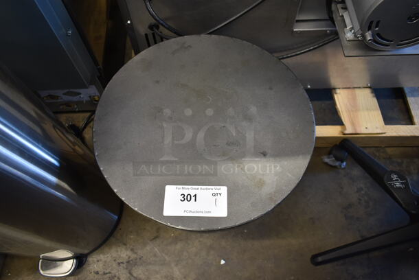 Black Round Table. - Image 2 of 3