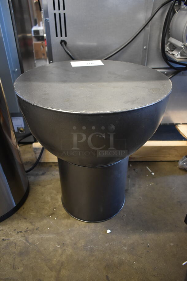 Black Round Table. - Image 3 of 3