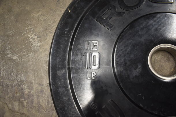 12 Rogue Metal 10 Pound Bumper Plates. 12 Times Your Bid! - Image 3 of 6