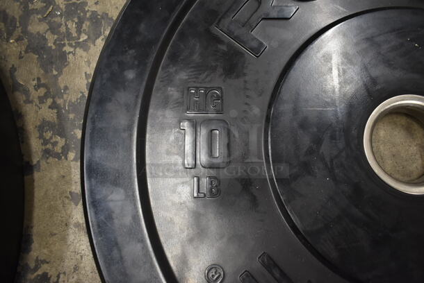 10 Rogue Metal Bumper Plates; Four 25 Pound, Four 10 Pound and Two Five Pound. Stock Picture - Cosmetic Condition May Vary. 10 Times Your Bid! - Image 9 of 12