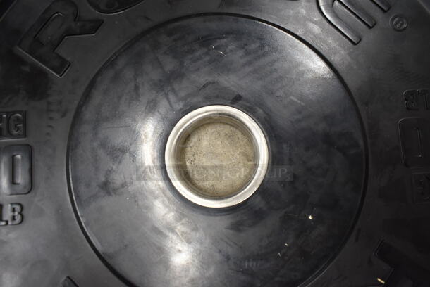 10 Rogue Metal Bumper Plates; Four 25 Pound, Four 10 Pound and Two Five Pound. Stock Picture - Cosmetic Condition May Vary. 10 Times Your Bid! - Image 10 of 12