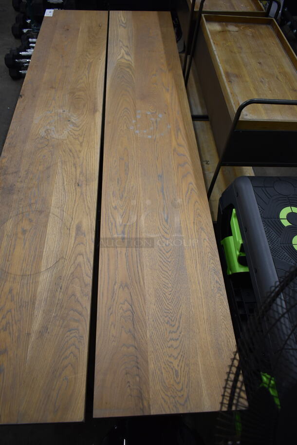 2 Wooden Benches. 2 Times Your Bid! - Image 5 of 6