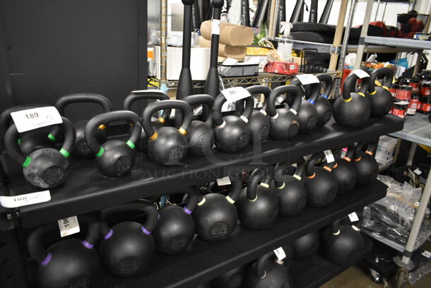 Rogue Metal Commercial 3 Tier Weight Rack on Commercial Casters. Does Not Include Contents. - Image 6 of 8