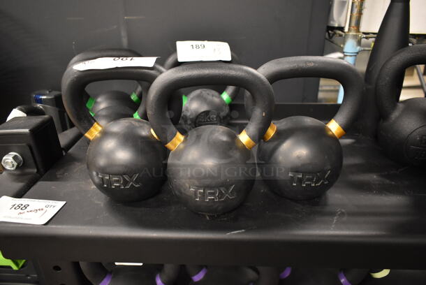 3 TRX Metal 6 KG / 13.2 Pound Kettlebells. 3 Times Your Bid! - Image 3 of 3