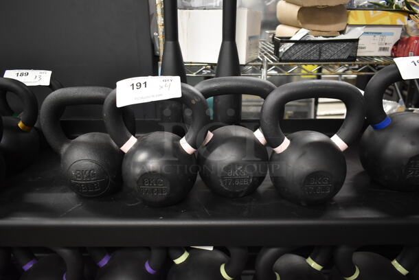 4 TRX Metal 8 KG / 17.6 Pound Kettlebells. 4 Times Your Bid! - Image 1 of 3