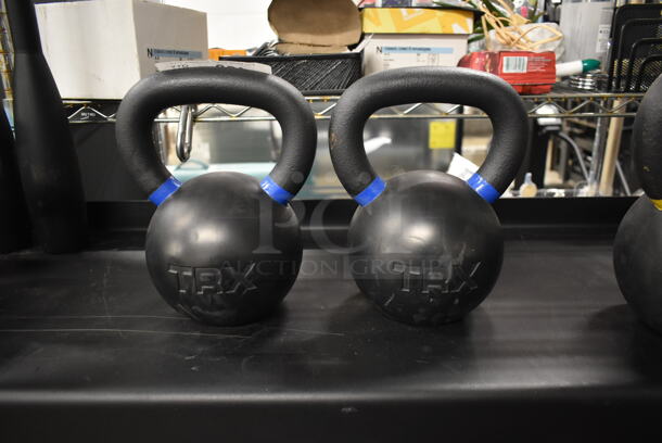 2 TRX Metal 12 KG / 26 Pound Kettlebells. 2 Times Your Bid! - Image 3 of 3