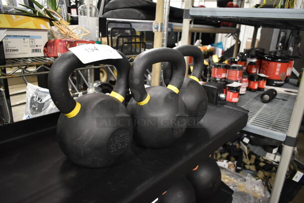 3 TRX Metal 16 KG / 35.2 Pound Kettlebells. 3 Times Your Bid! - Image 2 of 3