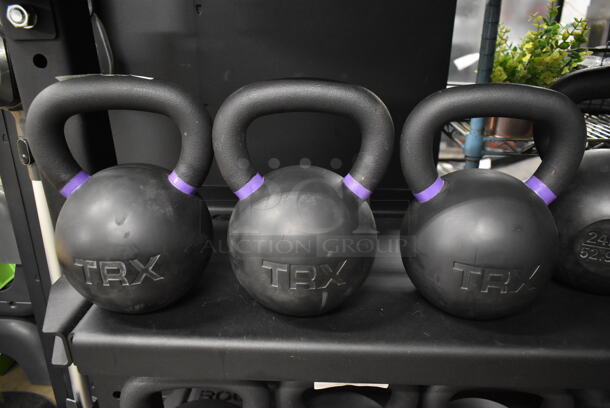 3 TRX Metal 20 KG / 44 Pound Kettlebells. 3 Times Your Bid! - Image 3 of 3