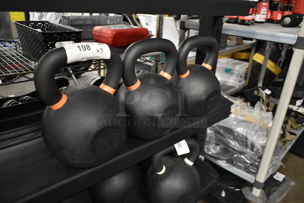 3 TRX Metal 28 KG / 61.6 Pound Kettlebells. 3 Times Your Bid! - Image 2 of 3