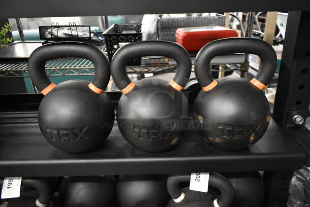 3 TRX Metal 28 KG / 61.6 Pound Kettlebells. 3 Times Your Bid! - Image 3 of 3