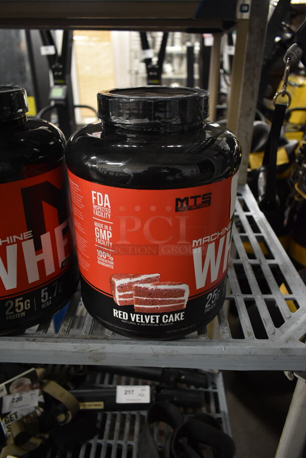 4 Machine Whey Bottles; 2 Cookies & Cream, Ice Cream Sandwich, Red Velvet Cake. 4 Times Your Bid! - Image 2 of 11