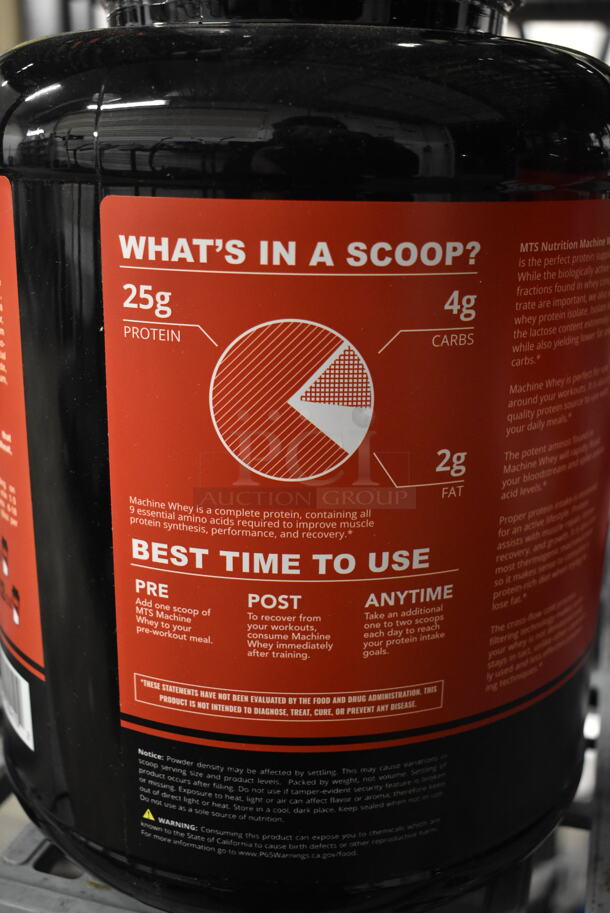 4 Machine Whey Bottles; 2 Cookies & Cream, Ice Cream Sandwich, Red Velvet Cake. 4 Times Your Bid! - Image 10 of 11