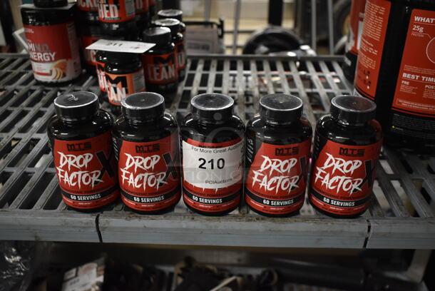 5 MTS Drop Factor Thermogenic Powerhouse Bottles. 5 Times Your Bid! - Image 1 of 4
