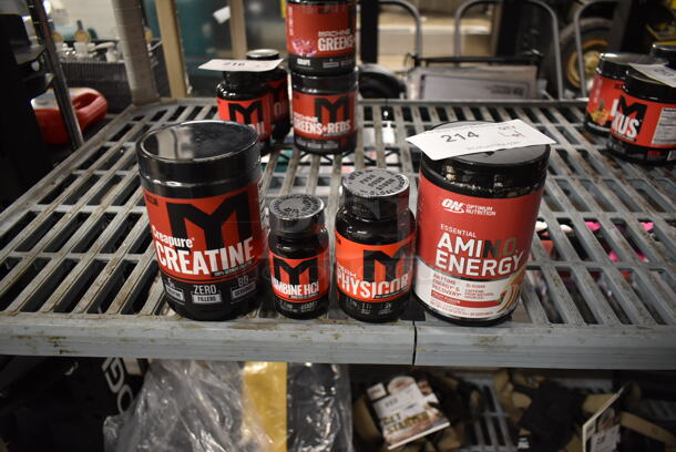 4 Bottles; MTS Creapure Creatine, MTS Yohimbine HCI Targeted Fat Burner, MTS Perk Physicor Body Composition and Strength and Essential Amino Energy. 4 Times Your Bid! - Image 1 of 12