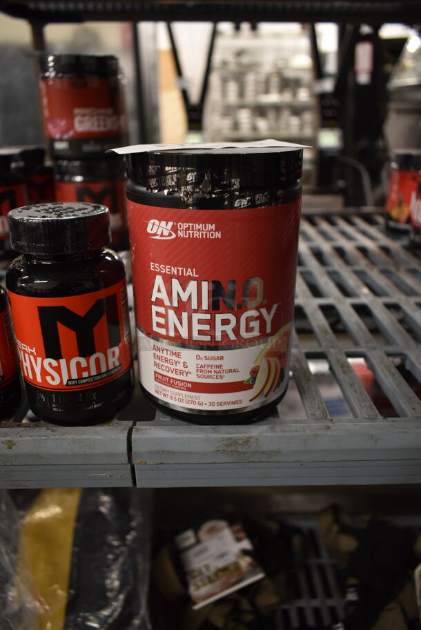 4 Bottles; MTS Creapure Creatine, MTS Yohimbine HCI Targeted Fat Burner, MTS Perk Physicor Body Composition and Strength and Essential Amino Energy. 4 Times Your Bid! - Image 5 of 12