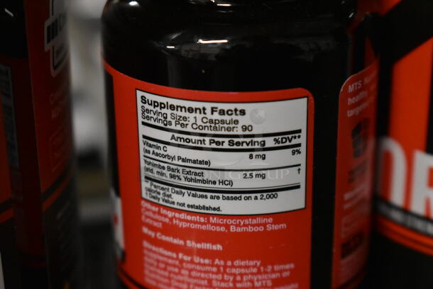 4 Bottles; MTS Creapure Creatine, MTS Yohimbine HCI Targeted Fat Burner, MTS Perk Physicor Body Composition and Strength and Essential Amino Energy. 4 Times Your Bid! - Image 8 of 12
