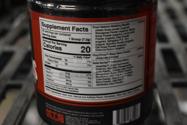 4 MTS Machine Greens + Reds Nutrient Powerhouse Powder Bottles. 4 Times Your Bid! - Image 4 of 7