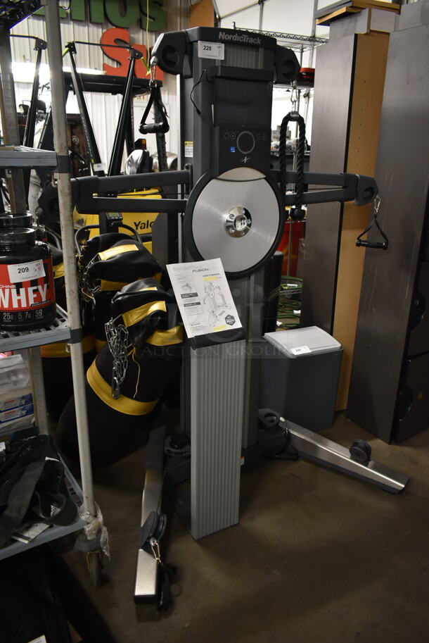 2019 NordicTrack Fusion CST NTSY19916 0 Strength Training Home Gym w/ Tablet, Stand and Instructions. - Image 3 of 12