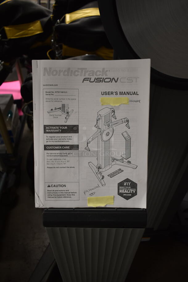 2019 NordicTrack Fusion CST NTSY19916 0 Strength Training Home Gym w/ Tablet, Stand and Instructions. - Image 4 of 12