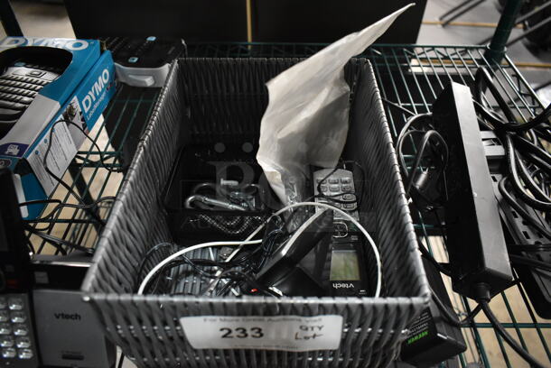 ALL ONE MONEY! Lot of Various Items Including Basket and Phones. - Image 3 of 4