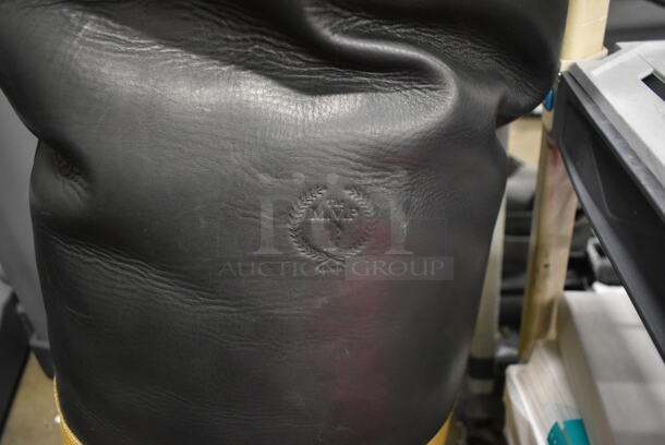 CUSTOM MADE! MVP Black and Yellow Leather Punching Bag. - Image 4 of 6