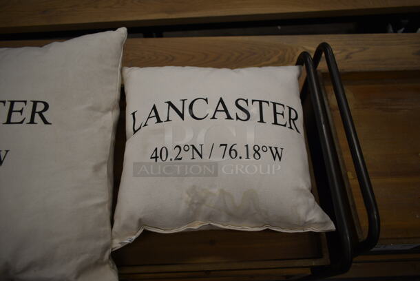 2 Eric & Christopher Lancaster, PA Pillows. 2 Times Your Bid! - Image 3 of 5