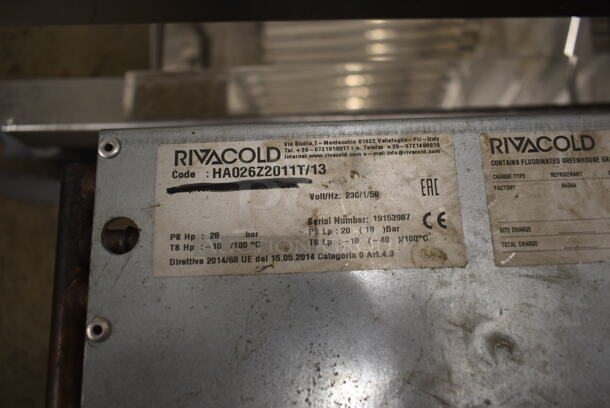BRAND NEW! 2019 Alto Shaam QC3-100R Stainless Steel Commercial Floor Style Blast Chiller w/ 3 Probes. Comes w/ Remote RivaCold Compressor and Metal Pan Transport Rack. 115/208-230 Volts, 1 Phase. Stock Picture Used as Gallery Picture - Image 11 of 12